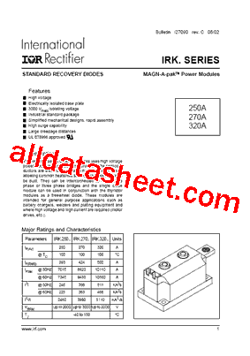 IRKD250型号图片