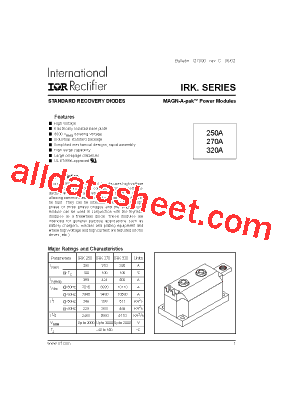 IRKD320-04型号图片