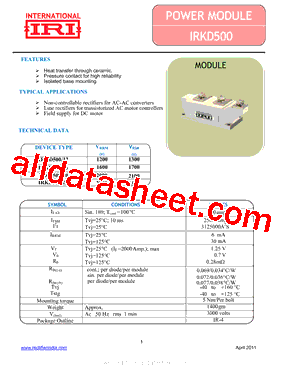 IRKD500/16型号图片