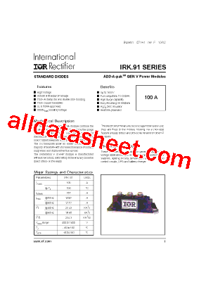 IRKD91/14A型号图片