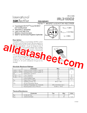 IRL3103D2型号图片