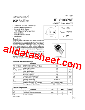 IRL3103PBF_15型号图片