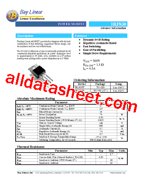 IRL830T型号图片