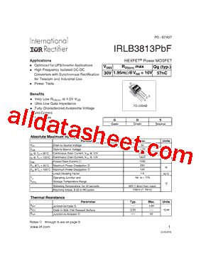 IRLB3813PBF_15型号图片