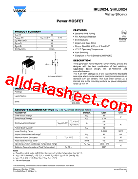 IRLD024PBF型号图片