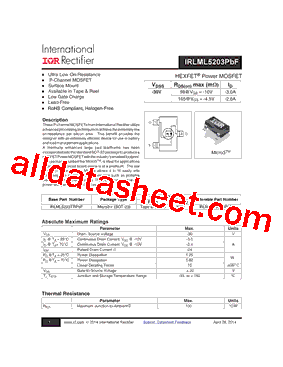 IRLML5203PBF_15型号图片