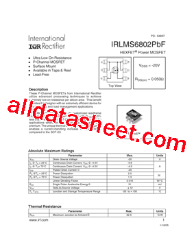 IRLMS6802PBF型号图片