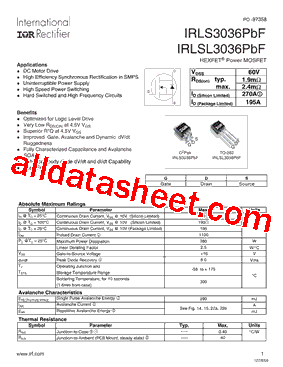 IRLS3036PBF_15型号图片