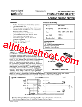IRS2135SPBF型号图片