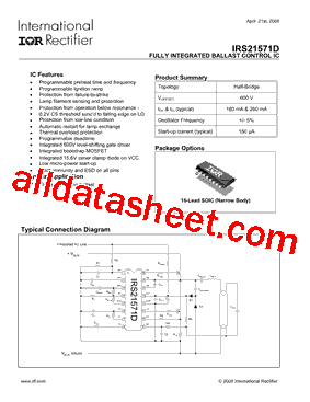 IRS21571D型号图片