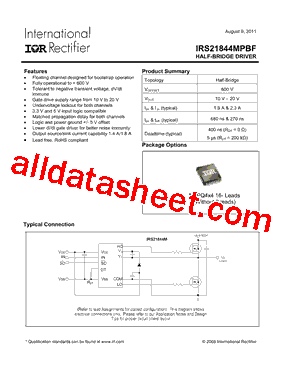 IRS21844MPBF型号图片