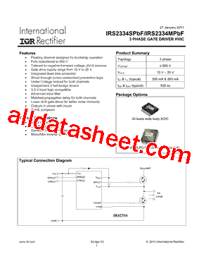 IRS2334MPBF型号图片