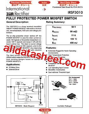 IRSF3010型号图片