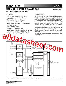 IS41C16128-45KI型号图片