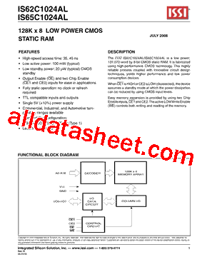 IS62C1024AL-35QLI-TR型号图片