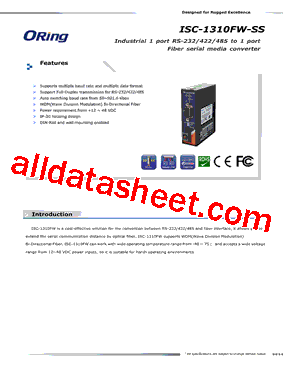 ISC-1310FW-SS-SC-R型号图片