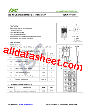 ISCNH167P型号图片