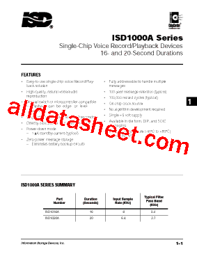 ISD1016AP型号图片