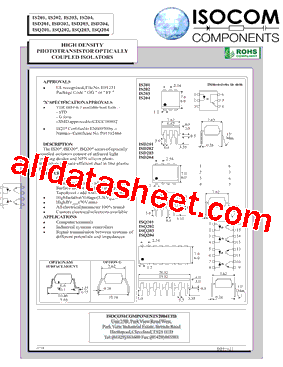 ISD203型号图片