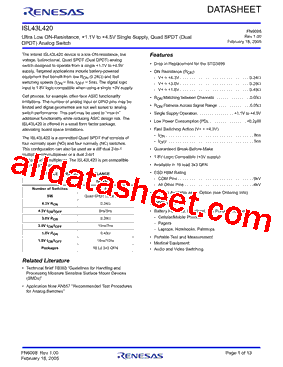 ISL43L420IRZ-T型号图片