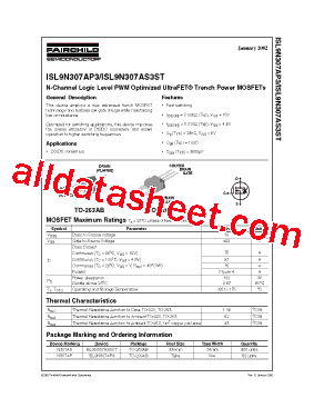 ISL9N307AS3ST型号图片