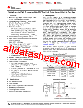 ISO1042BDWR型号图片