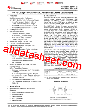 ISO7761QDWRQ1型号图片
