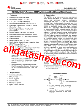ISO7820FDWWR型号图片
