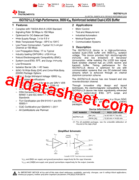 ISO7821LLSDWR型号图片