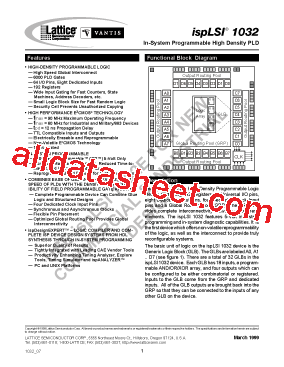 ISPLSI1032-90LG型号图片