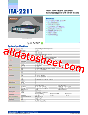 ITA-2211-00A1E型号图片