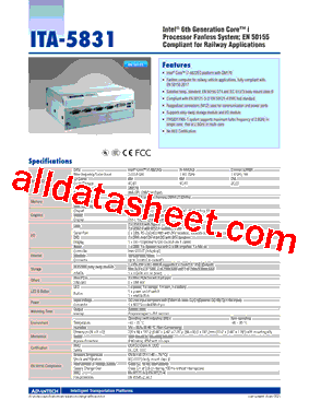 ITA-5831-H0A1E型号图片