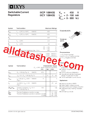 IXCY10M45S型号图片