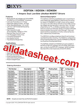 IXDF504D1型号图片