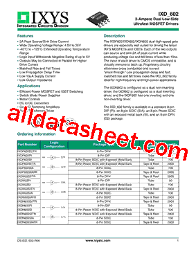 IXDF602SIA型号图片