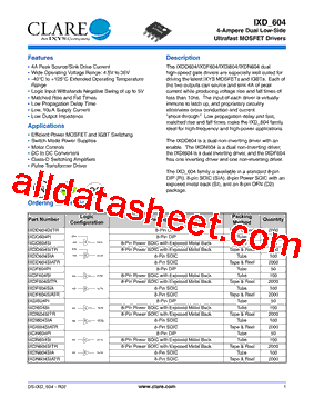 IXDF604SIA型号图片