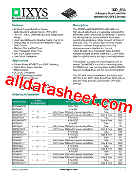 IXDI604SIATR型号图片
