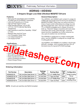 IXDR502型号图片