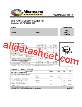 JAN2N6546型号图片