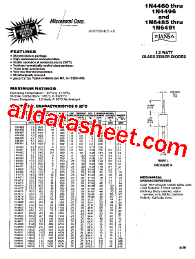 JANS1N4461US型号图片