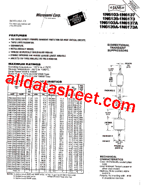 JANS1N6137A型号图片