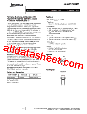 JANSR2N7439型号图片