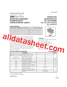 JANSR2N7467U2型号图片