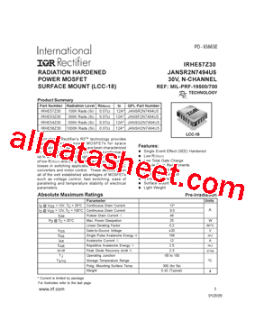 JANSR2N7494U5型号图片