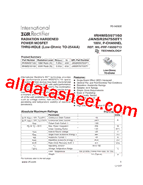 JANSR2N7550T1型号图片