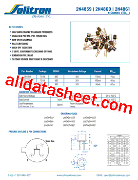 JANTX2N4860型号图片