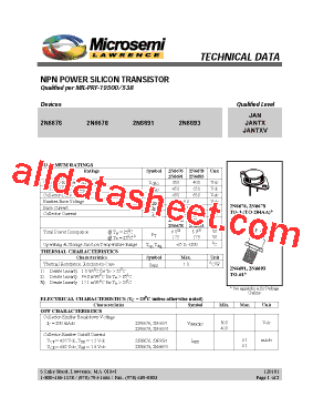 JANTXV2N6676型号图片