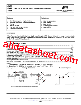JANTXV4N23A型号图片
