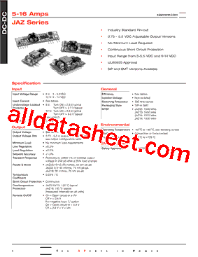 JAZ10-05S1V5型号图片