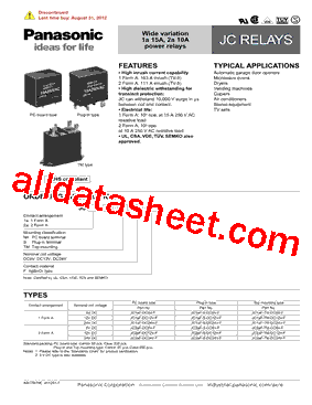 JC2AF-S-DC12V-F型号图片